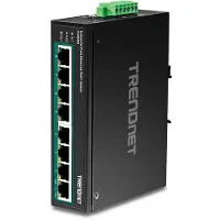Trendnet TI-PE80 - Industrial - switch - 8 ports