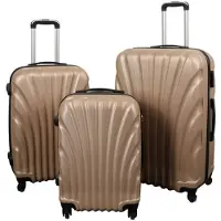 Borg Living Koffert - Skjell gull - Praktisk hardcase-koffert