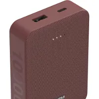 Hama Powerbank Colour 10 10000mAh USB-C+USB-A Rød