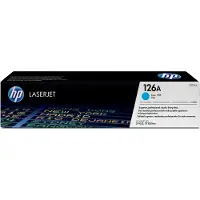 HP 126A - Cyan - original - LaserJet - tonerpatron (CE311A) - for Color LaserJet Pro CP1025 LaserJet Pro MFP M175 TopShot LaserJet Pro M275