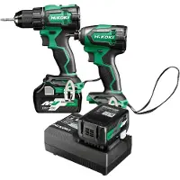 HiKOKI KC18DE WBZ batteriverktøysett 18V DS18DE + WH18DE, 2x5,0Ah