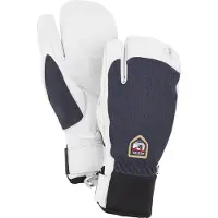 Hestra Army Leather Patrol 3-finger Skihansker, Marin
