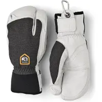 Hestra Army Leather Patrol, 3-finger Skihansker, Charcoal