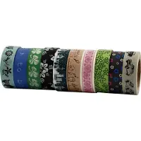 Creativ Company Maskeringstape, B: 15 mm, 10x10 m/ 1 pk.