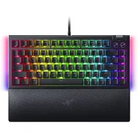Razer BlackWidow V4 - Tastatur - 75% - bakgrunnsbelyst - USB-C - USA - tastsvitsj: Mechanical - svart