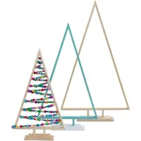 Creativ Company Juletre, H: 40+50+60 cm, B: 22,5+29+35 cm, 3 stk./ 1 pk.