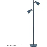 QAZQA Moderne gulvlampe blå 2 lys - Stijn