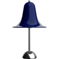 Verpan Pantop bordlampe, nattblå, høyde 28 cm, metall