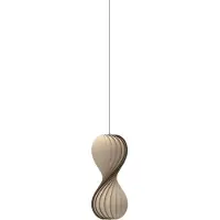 Tom Rossau hengelampe TR7, bjørketre, 55 cm høy, E27