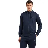 EA7 for man. 8NPM33_PJVRZ Core Identity navy sweatshirt (XXS), Casual, Sport, Cotton, Multisport