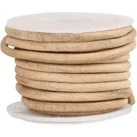 Adlibris Lærsnor, tykkelse 4 mm, natur, 5 m/ 1 rl.