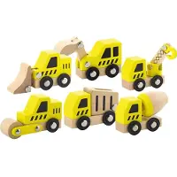 Vigatoys Trade Toys Viga 6Pk Arbeidsbiler I Tre (Onesize)