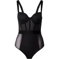 DKNY Sheers Cupped Strapless Ermeløs Kropp