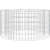 vidaXL Gabion bålstativ Ø 100 cm galvanisert jern
