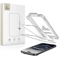 Tech-Protect Quick Set+ 2-pakning herdet glass for iPhone 17 Air - svart