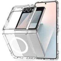 Tech-Protect Samsung Galaxy Z Flip6/Flip7 FE Flexair Magnetisk Hybrid-deksel - Gjennomsiktig
