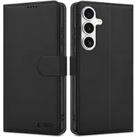 Tech-Protect Samsung Galaxy S25 FE Lommeboketui med magnet og stativ - Svart