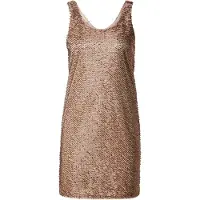 Armani Exchange for woman. XW001832AF18870M4071 Metbloom beige dress (S), Casual, Polyester, Sleeveless / Straps