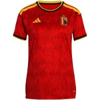 Adidas Belgium 26/27 Replica Hjem Kvinners T-skjorte Med Korte Ermer