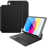 Tech-Protect Smartcase Magnetic med tastatur for iPad 10,9" 2022 / iPad 11" 2025 - Svart