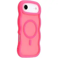 Mtp Products iPhone Air Bølgekant magnetisk hybrid-deksel - varm rosa