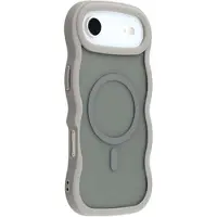 Mtp Products iPhone Air Bølgekant magnetisk hybrid-deksel - grå