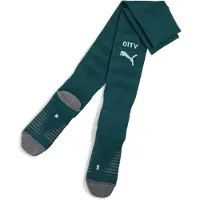 Puma Manchester City 25/26 Socks Men, Clothing, Green Terrain/Turquoise Surf, 47-49