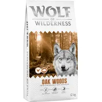Wolf of Wilderness Adult "Oak Woods" Villsvin - Kornfri - Sparepakke: 2 x 12 kg Ny oppskrift