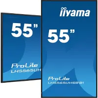 Iiyama ProLite LH5565UHSB-B1 - 55 Diagonalklasse (54.6 synlig) LED-bakgrunnsbelyst LCD-skjerm - intelligent skilting - Android - 4K UHD (2160p) 3840 x 2160 - svart