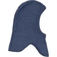 Engel Balaclava 1-lag - Ull/Silke - Navy - - 62/68 - Balaclava - enkel