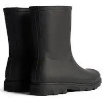 Hunter for woman. FRU0002252 Downpour Short Insulated black rain boots (42), Flat, None, Casual, PVC