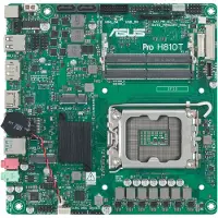 Asus PRO H810T-CSM - Hovedkort - Thin mini ITX - LGA1851-sokkel - H810 Chipset - USB-C 3.2 Gen 2x2, USB 3.2 Gen 2, USB 3.2 Gen 1 - Gigabit LAN - in...