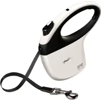 Flexi One The Avantgarde hundebånd, hvit - Bånd opptil 25 kg