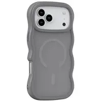 Mtp Products iPhone 17 Pro Max Bølgekant magnetisk hybrid-deksel - grå