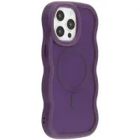 Mtp Products iPhone 14 Pro Bølgekant magnetisk hybrid-deksel - Lilla