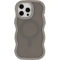 Mtp Products iPhone 14 Pro Bølgekant magnetisk hybrid-deksel - grå