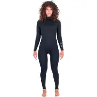 Hurley Air 4/3 Mm Dame Våtdrakt I Neopren Med Glidelås I Brystet Og Lange Ermer