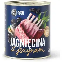 John Dog Berry Adult Lam Med Bjørnebær 6x800g Våtfor Til Hund