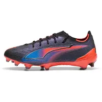 Puma ULTRA 6 ULTIMATE RELENTLESS FG Football Boots Unisex, Shoes, Black/Glowing Red, 45