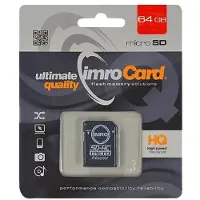 Mtp Products Imro MicroSD-minnekort med adapter - 64 GB