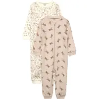 Pippi Jumpsuiter - Nattdrakter - 2-pack - Violet Ice - - 62 - Jumpsuit