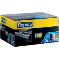 Rapid 11886911, Pakke med stifter, 1,4 cm, 5000 stifter, Metallisk, (merkevare), R36