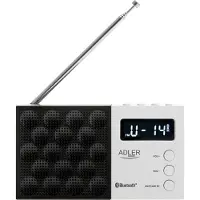 Adler FM-radio med PLL, Bluetooth og USB/SD-avspilling