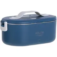 Adler matboks - oppvarmet - metall (AD 4505 blue)