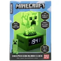 Paladone Creeper-vekkerklokke / Minecraft-vekkerklokke / Creeper-lampe