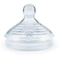 Nuk Flasketuter til Baby - For Nature Spene Silikon - 2-pack - S - - 6-18 md - Flasketut