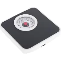 Adler AD 8178 mekanisk badevekt 120 kg nøyaktighet 1000 g svart