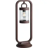 TRIO Veilampe SAMBESI, rustfarget, høyde 60 cm, metall, IP44