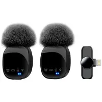 24hShop 2 Trådløse Mikrofoner med mottakere Lightning