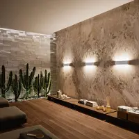 LINEA LIGHT LED-vegglampe Satori, bredde 86,4 cm, hvit, 2700 K, aluminium